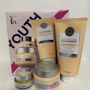 IT Cosmetics CONFIDENCE HYDRATION ANTI-AGING SKINCARE SET $140 Value - FULL SIZE